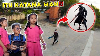 GAWAT DRONE MEREKAM ADA SOSOK KATANA MAN DI DUNIA NYATA!! SEREEEM BANGET!!