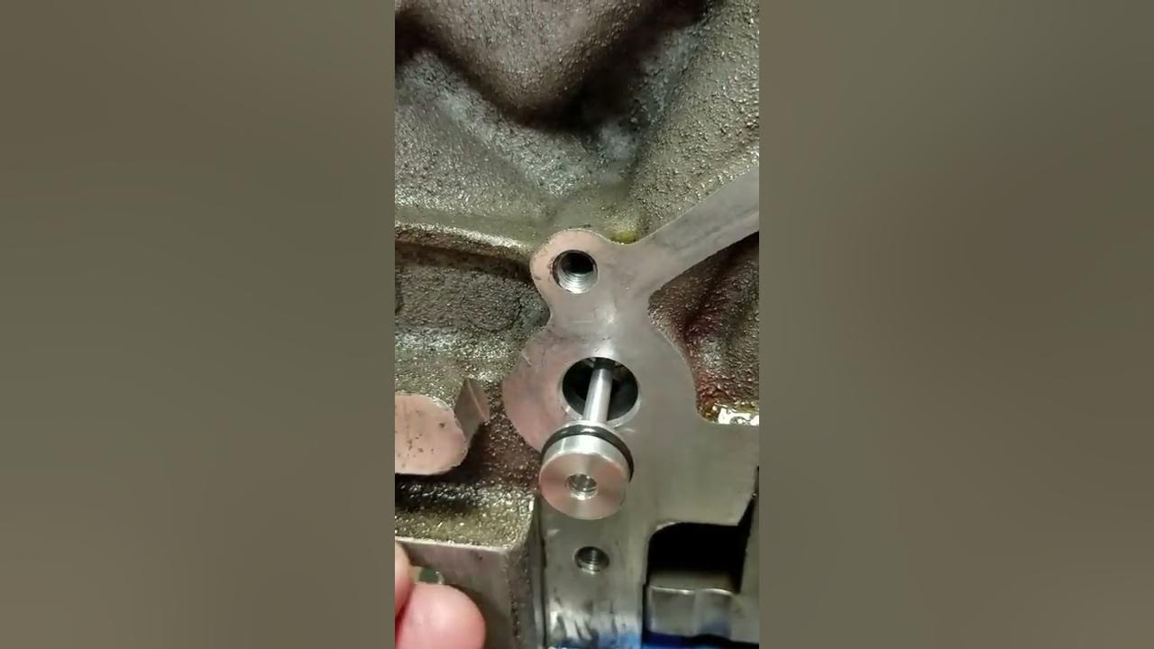 Ls engine oil galley barbell youtube