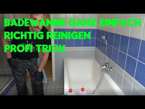 Video: So Reinigen Sie Ihre Badewanne Einfach Und Effektiv