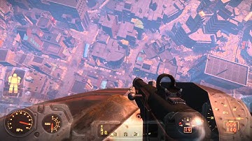 Fallout 4 Power Armor BASE jump off Trinity Tower