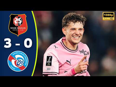 Rennes - Strasbourg 3-0 Resumé | But de Szymański | Ligue 1 Highlights | Boulaye Dia Goal