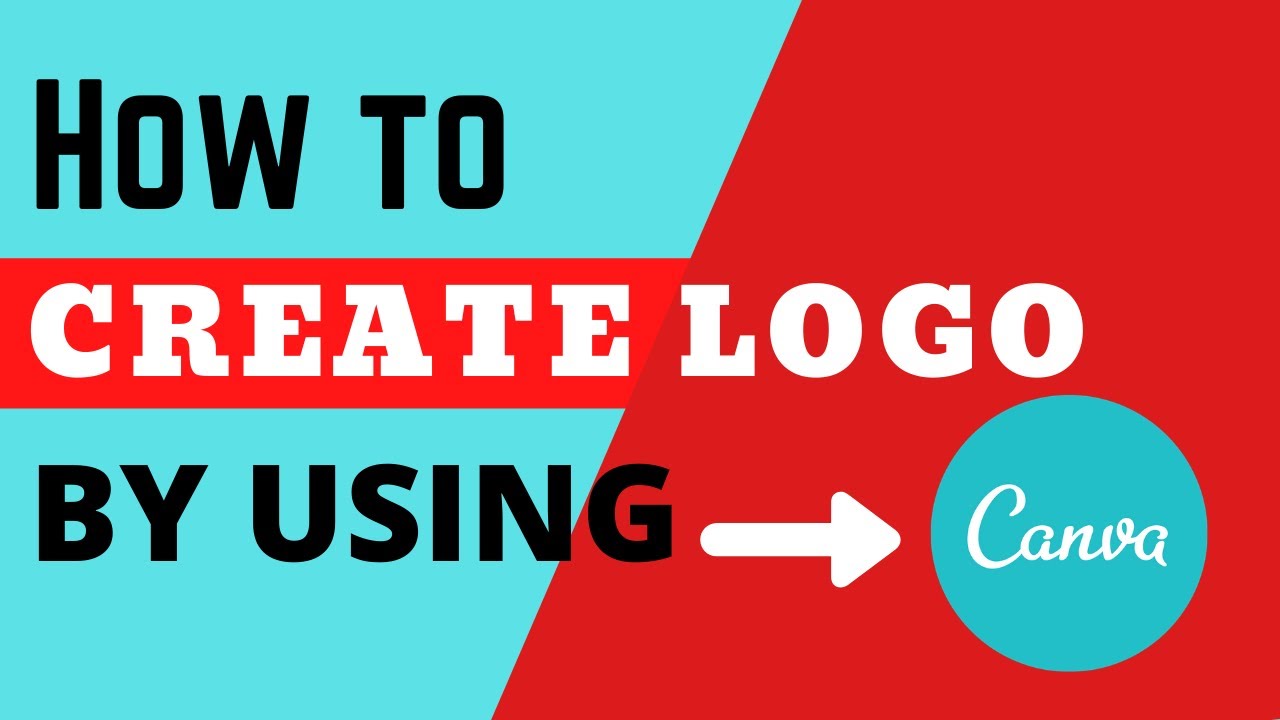 How To Create Logo By Using Canva Tutorial Youtube