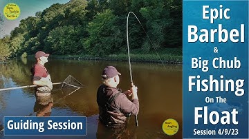 Epic Barbel & Big Chub Fishing On The Wye - Stick Float Guiding Session - 3 PBs! - 4/9/23
