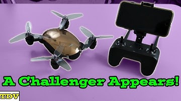 Does the DJI Spark have a challenger?  Unboxing and first fight of the J.ME Drone!  TDV25