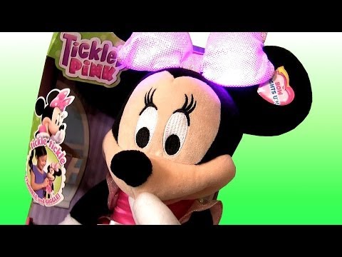 minnie mouse tickled pink plush