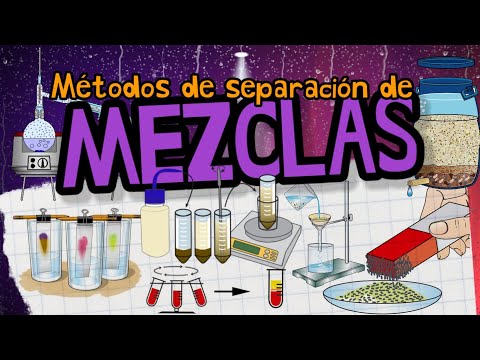 MÉTODOS DE SEPARACIÓN DE MEZCLAS⚡fácil y sencillo con ejemplos prácticos