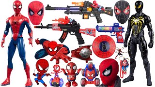 Marvel series Spider Man toy set unboxing | Spider Man toy gun | Mask | Shield | Scooter | AMSR toy