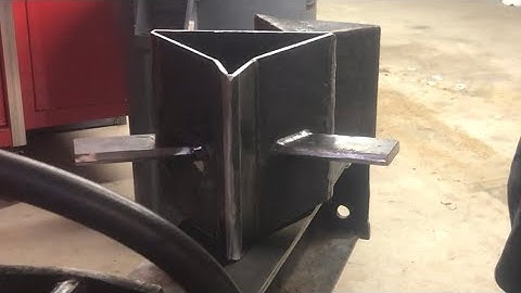 Building a 4 way log splitter wedge