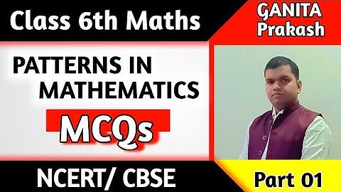 Patterns in Mathematics Class 6 Ganita Prakash MCQs | MCQs Patterns in Mathematics | Harsh Academy