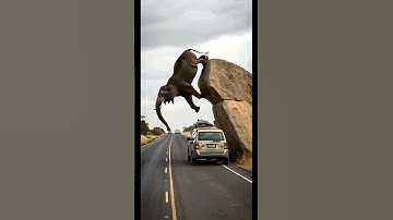 When your GPS says ‘take a shortcut,’ but you take it way too seriously. 🐘😂🚗 #elephant #shorts