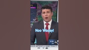 Weatherman Shocked to Learn His TV is a Touchscreen 😂 #short