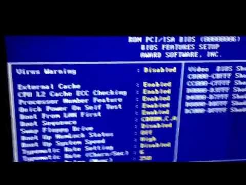 Bios options