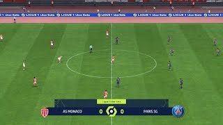 Monaco vs PSG ligue 1 : 23/24