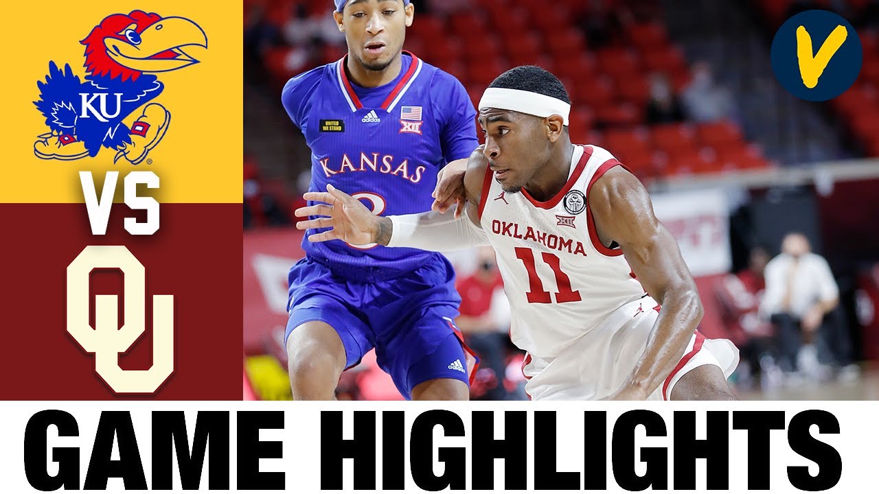 9 Kansas vs Oklahoma Highlights 2021 College Basketball Highlights