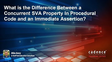 What is the Difference Between a Concurrent SVA Property in Procedural Code and an Immediate Asserti