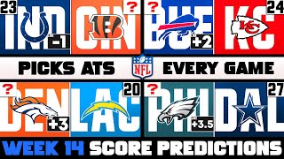 NFL Week 14 Score Predictions 2023 (NFL WEEK 14 PICKS AGAINST THE SPREAD 2023)