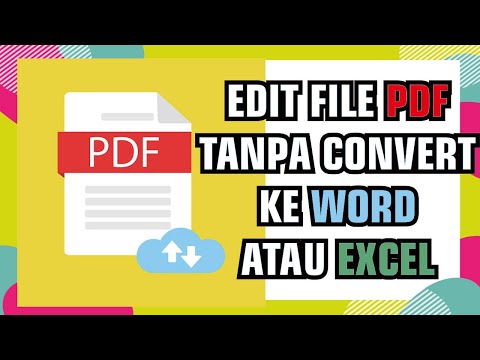 Video: Bagaimanakah cara saya mengedit PDF vektor?