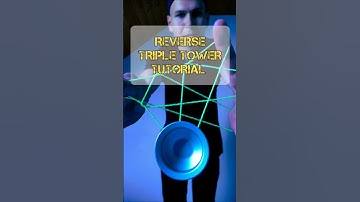 🗼 Reverse triple tower yoyo trick tutorial #yoyo