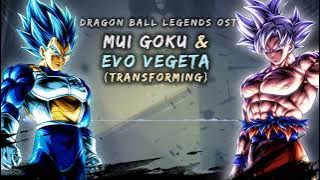 Dragon Ball Legends OST - MUI Goku & EVO Vegeta (Transforming)