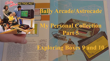 Bally Arcade Astrocade Collection Part 5 Exploring Boxes 9 and 10