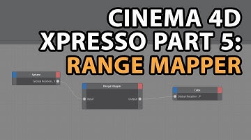 C4D Tutorial: Using XPresso Part 5: The Range Mapper