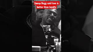 Watch what snoop Dogg say about loyalty and love in an interview #snoopdogg #shorts #short #viral
