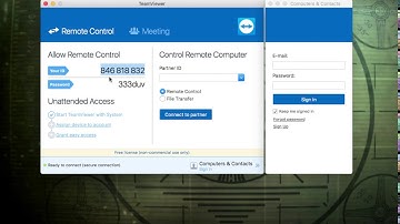 TeamViewer Unattended Access Mac