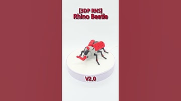 [3DP RNS] Rhino Beetle V2.0 (3D Printed Robot) #3D #printed #robot