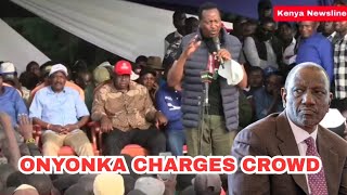 MUKORA! RUTO NI OMOCHINGA! SEN.ONYONKA DESTROYING RUTO SPEAKING KISII IN MALAVA