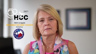 Dr. Teresa May talks HCC & Apple Enhance Second Chance Initiative