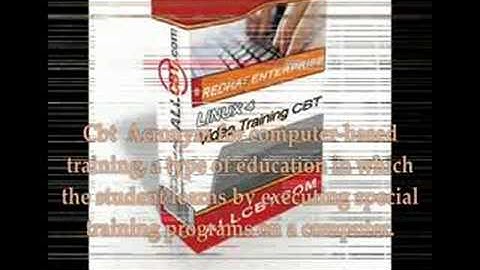 COMPUTER BASED TRAINING