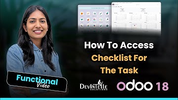 How To Access Checklist For The Task In Odoo