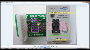 How To SIO Program by RT809f Programmer?