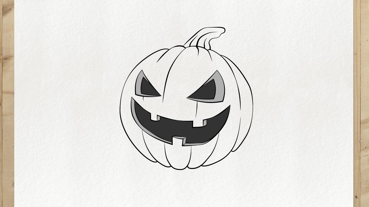 HALLOWEEN como desenhar ABÓBORA 🎃 de Halloween kawaii ❤ Desenhos para  desenhar - Drawing to Draw 