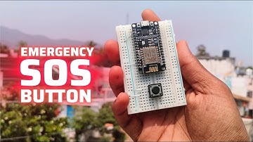 Emergency SOS Panic Button Using ESP8266 | Telegram Alert System