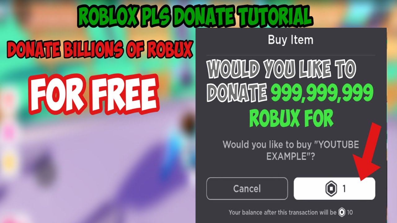 1 Robux Donation - Roblox