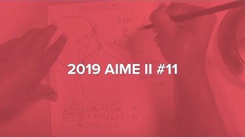 2019 AIME II #11