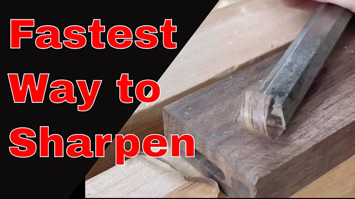 The Fastest Way to Sharpen Chisels  | Sharpening with a belt grinder | Robert Sorby ProEdge