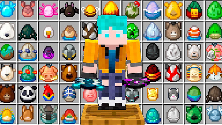 I've collected ALL NEW SPAWN EGGS in Minecraft!