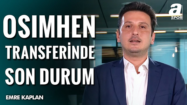 Emre Kaplan: "Victor Osimhen Galatasaray'da Oynamak İstediğini Net Bir Şekilde Dile Getirdi"