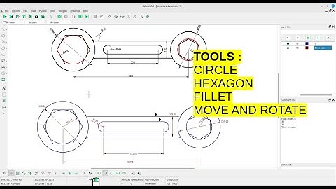 Mastering 2D CAD: Drawing a Ring Wrench with LibreCAD