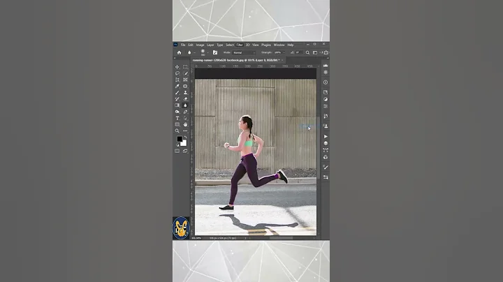 CREATE MOTION BLUR IN PHOTOSHOP #shorts #viral #shortsvideo #photoshop #motionblur