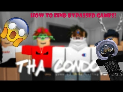 Roblox How To Find Bypassed Games Condos Games November 2020 Working Youtube - roblox bypassed group only game
