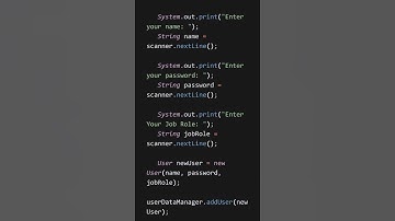 Save User Data | Java Tutorial #BuildSchoolManagementApps