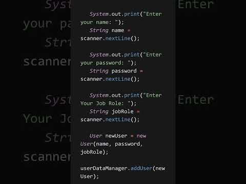 Save User Data
