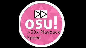 Osu!: How to super speed up replays like Mathi
