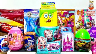 SURPRISE MIX! Spongebob, itty Bitty Pretty, POP POP hair, Flash, Cars, Disney, Surprise unboxing