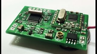 Digital Walkie Talkie with ATMEGA8 and RFM12B for BASCOM-AVR