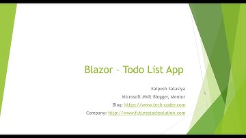 Blazor - Todo List App