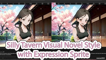 Silly Tavern Visual Novel Experiences and Added Expression to Character